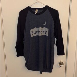 3/4 Sleeve Earth Sky Logo Raglan Tee